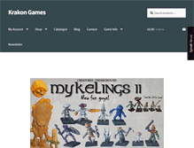 Tablet Screenshot of krakongames.com